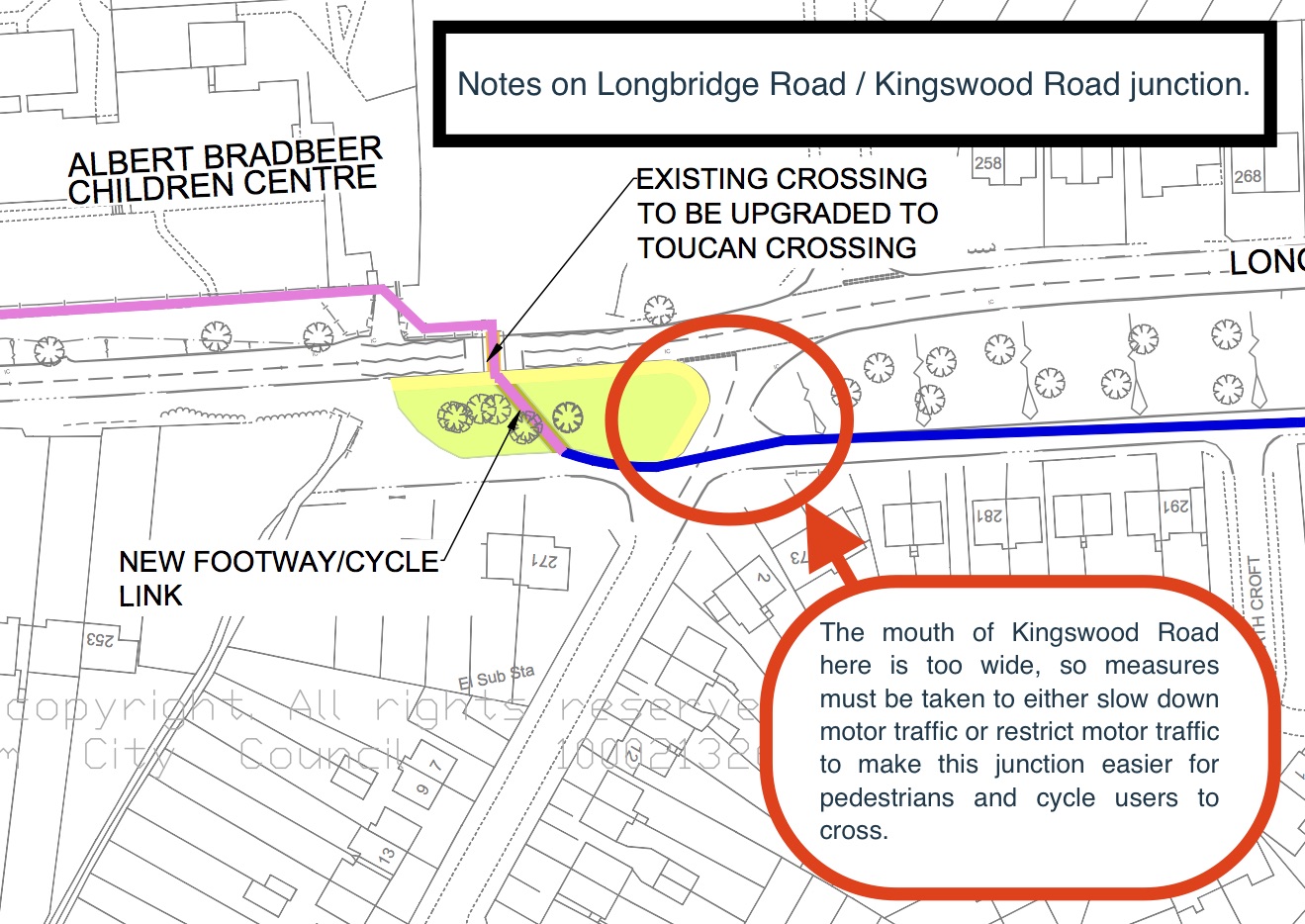 Longbridge Road Kingswood Road junction.jpg Push Bikes